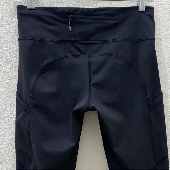 LULULEMON Speed Tight Cozy Black Legging Size 4 - Picture 9 of 16